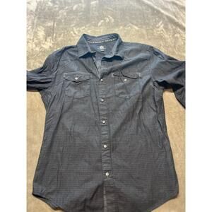 Rock And Republic Men’s Shirt Button Up Casual Long Sleeved‎ Sz Medium Pockets